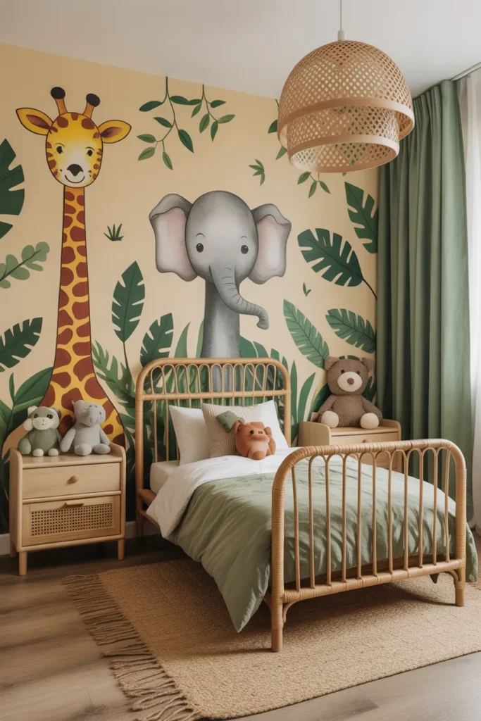  Safari-Themed Toddler Boy Room