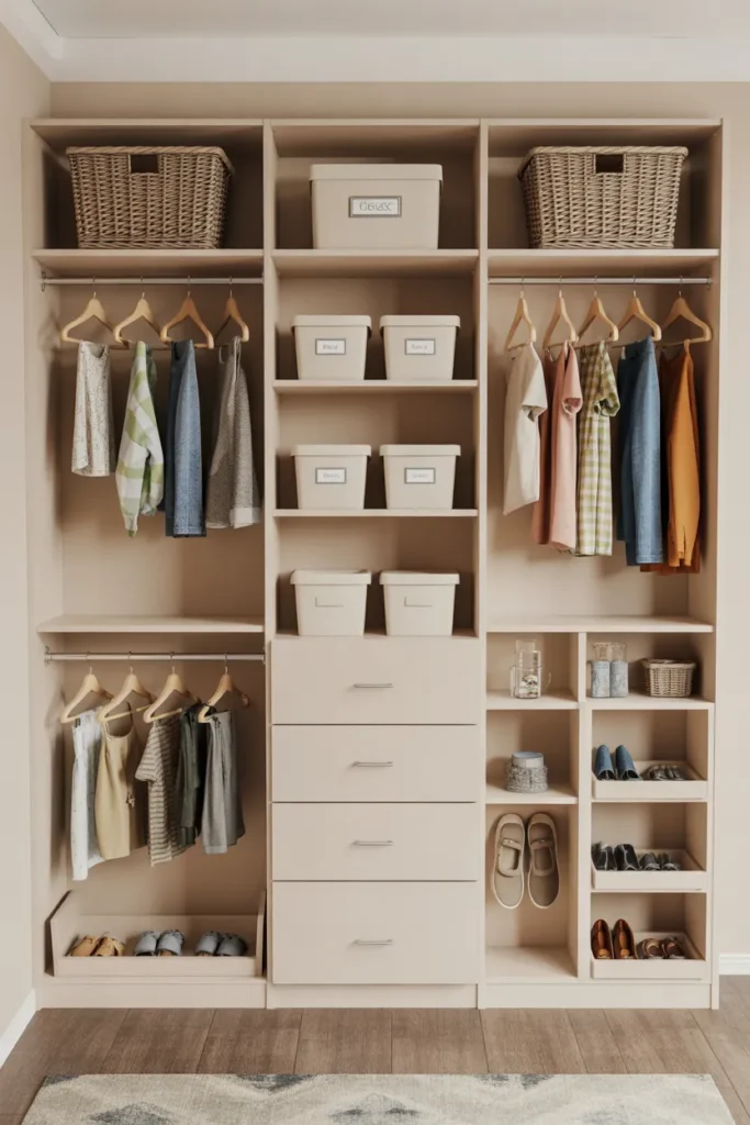  Shared Closet Organization Ideas