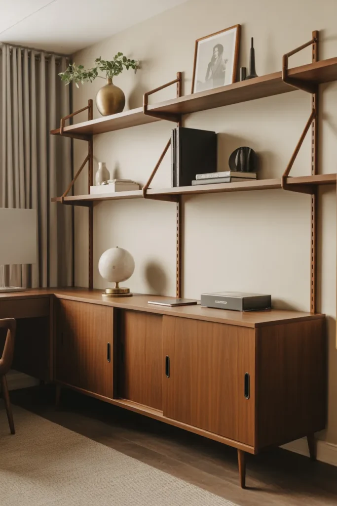   Sliding Door Storage Cabinets for a Streamlined Look