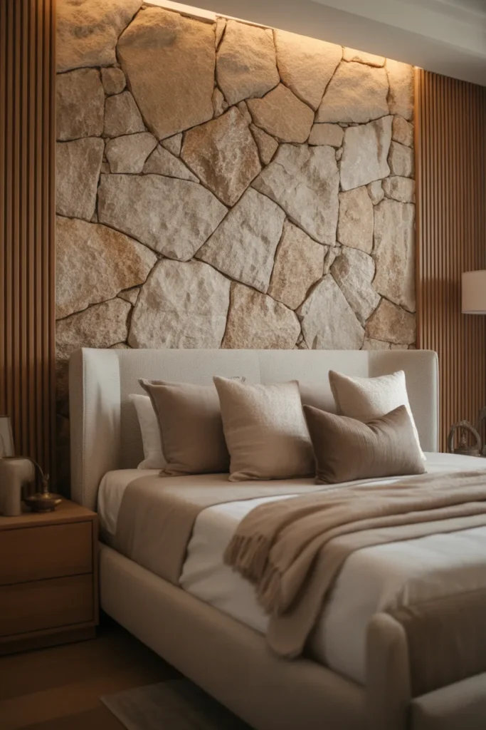 Textured Stone Feature Wall