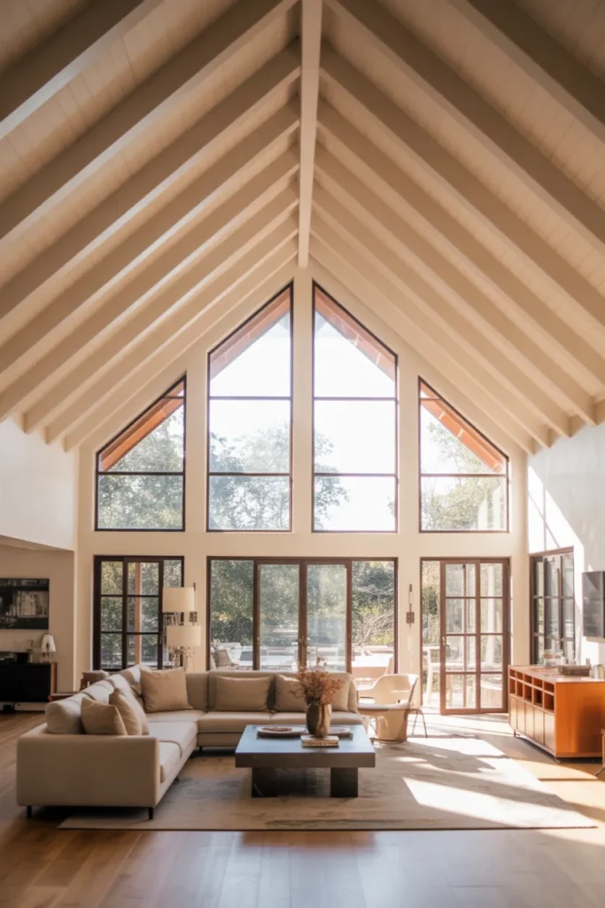Vaulted Ceiling for an Open and Airy Feel
