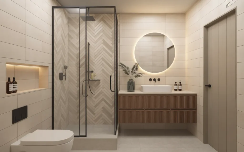 small bathroom remodel with shower only
