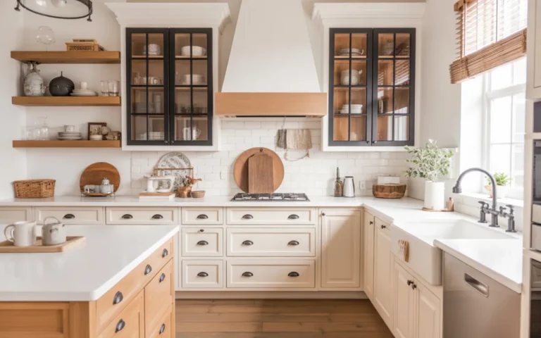 white oak kitchen cabinets