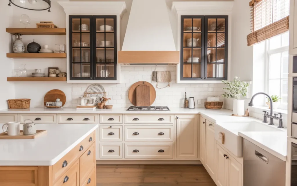 white oak kitchen cabinets