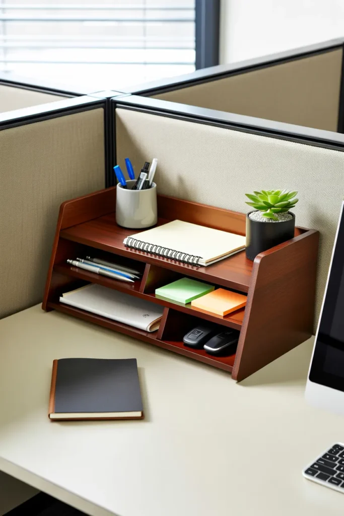 Add a Stylish Desk Organizer for a Clutter-Free Look