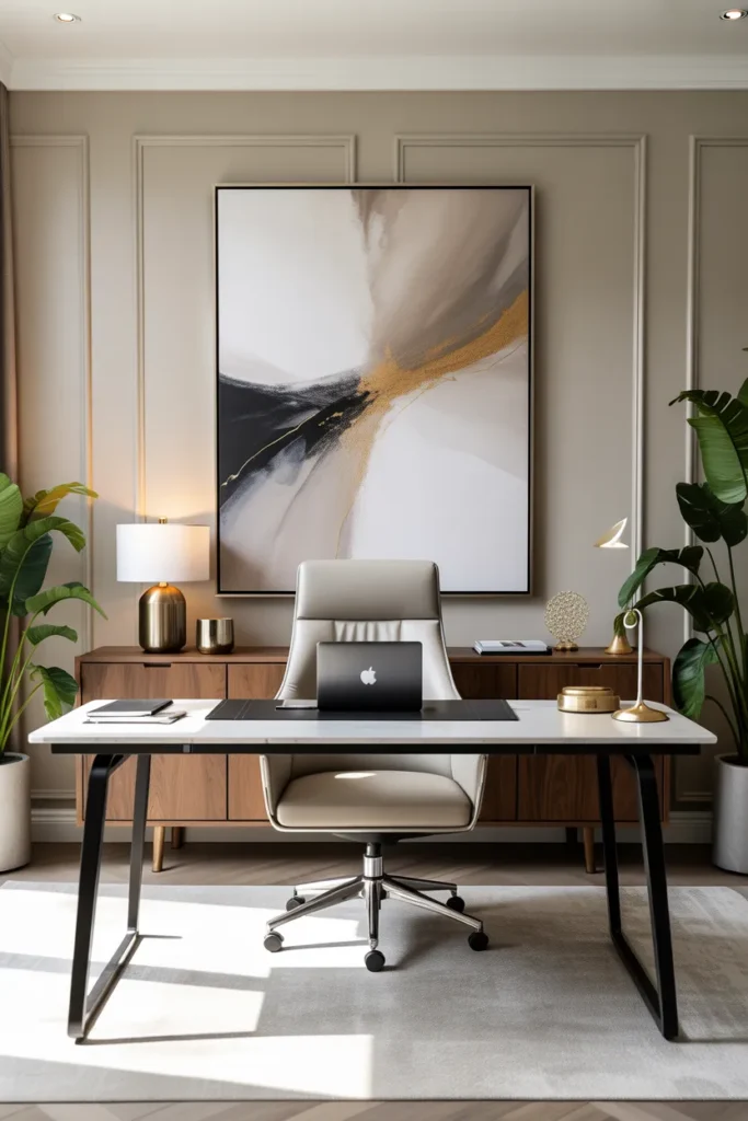 Make a Bold Statement with Oversized Abstract Canvas Art
