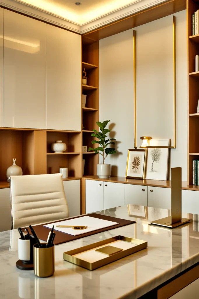   Elegant Gold Accents for a Modern Luxury Look