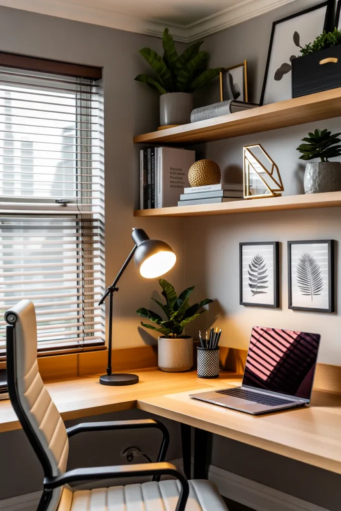  Corner Office Desk Decor Ideas
