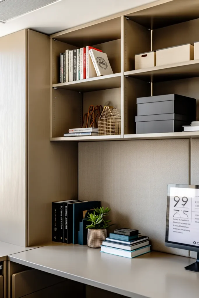 Add a Compact Bookshelf for Style and Storage