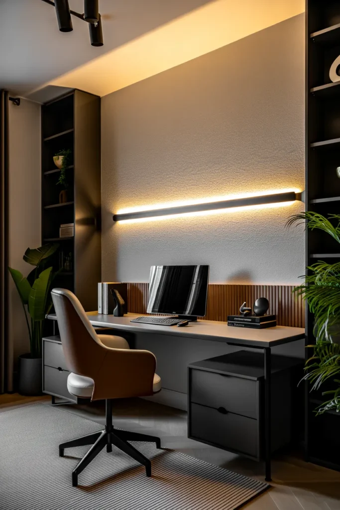 Install LED Wall Lighting for a Modern Office Look
