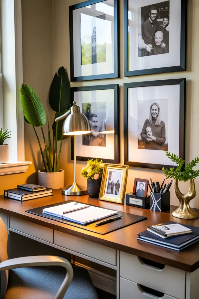   Office Desk Decor with Personal Touches
