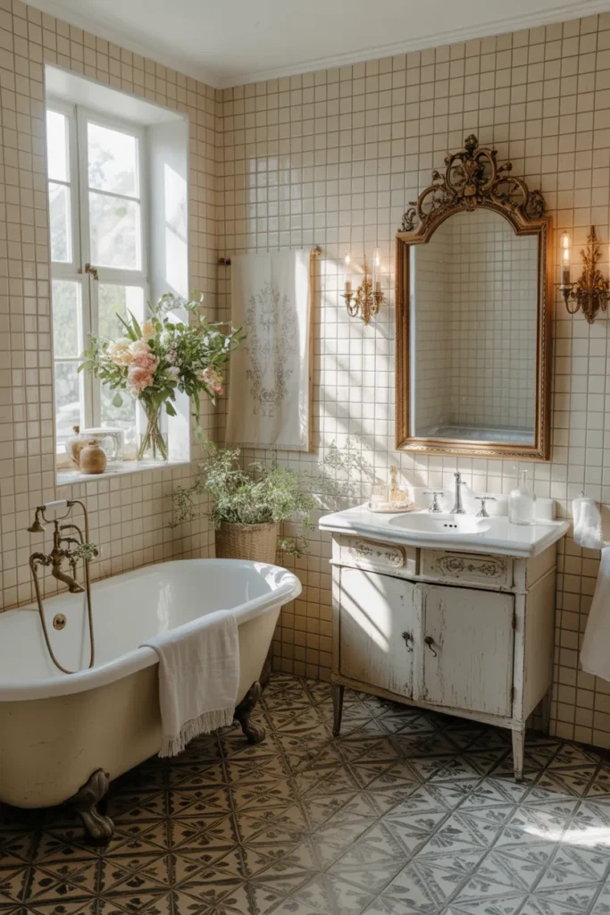   Classic Victorian Patterned Ceramic Tiles