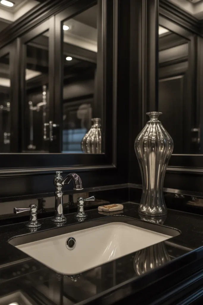  Timeless Black and Silver Bathroom with Modern Elegance
