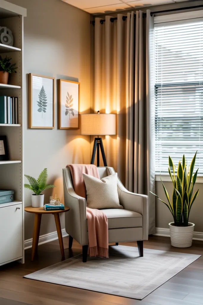  Cozy Reading Corner with Comfortable Seating
