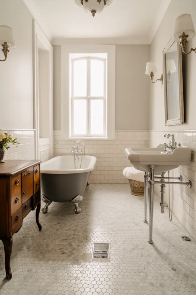  Elegant Marble Hexagon Tile Flooring