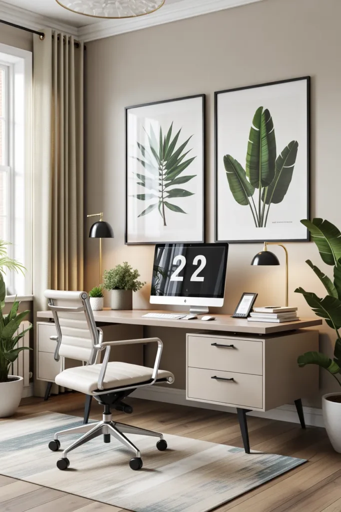 Decorate with Oversized Botanical Wall Prints