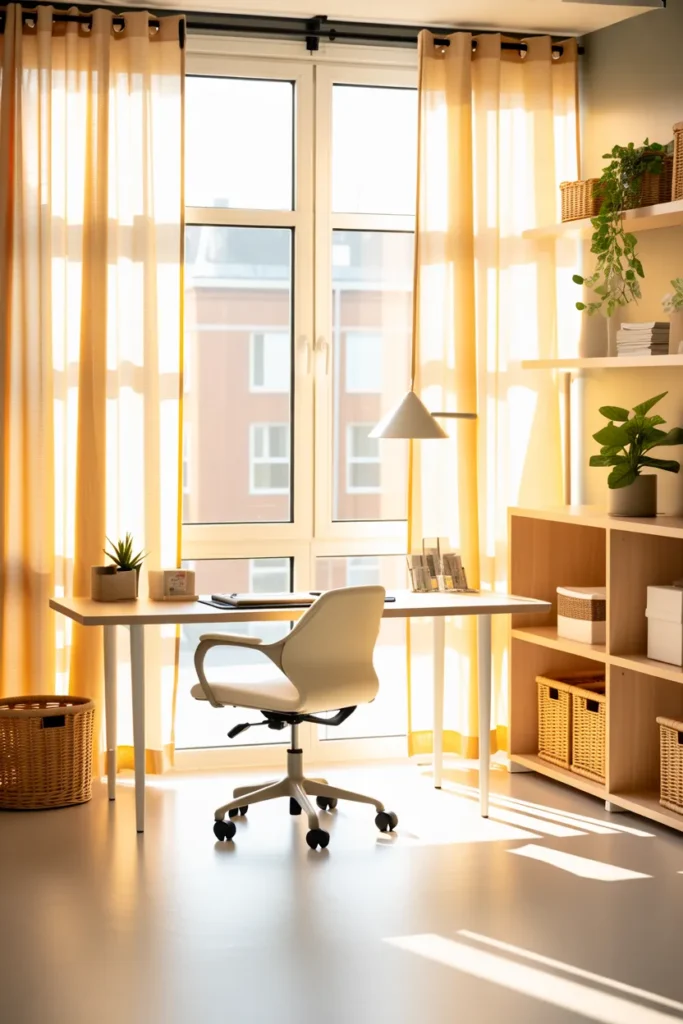  Bright Workspace with Large Windows and Natural Light
