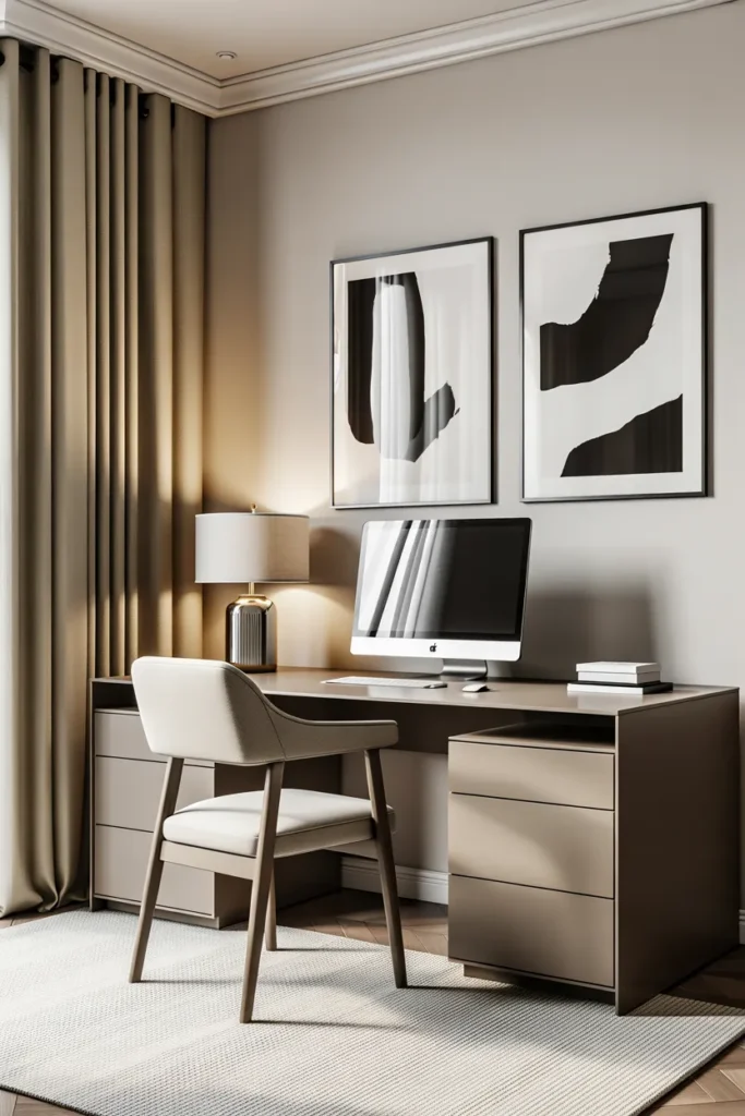   Decorate with Simple Black and White Wall Art