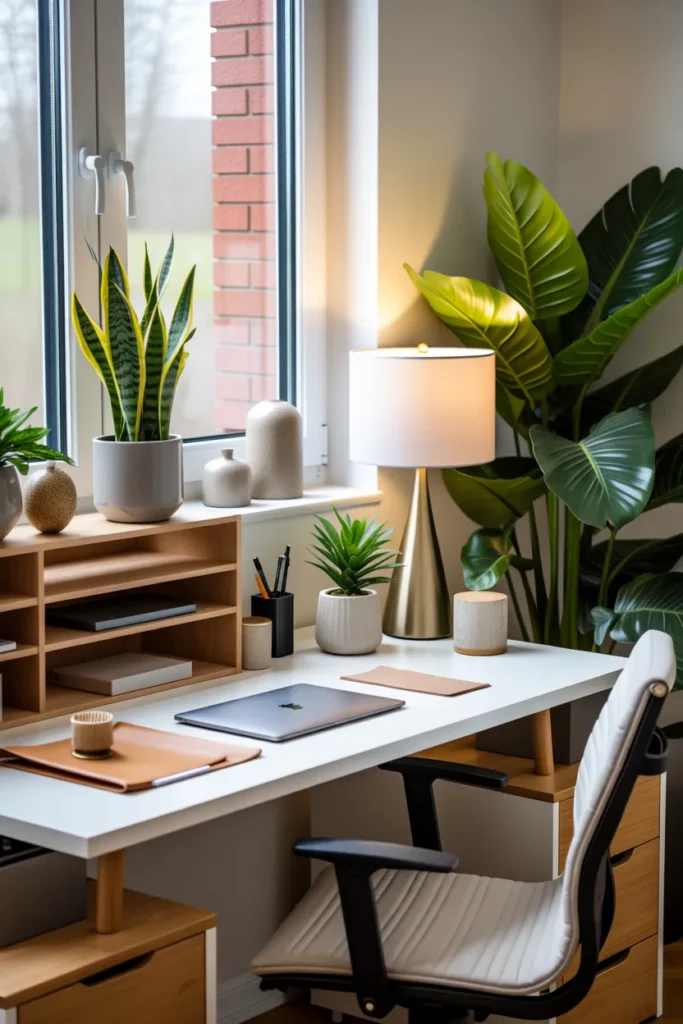  Office Desk Decor with Indoor Plants