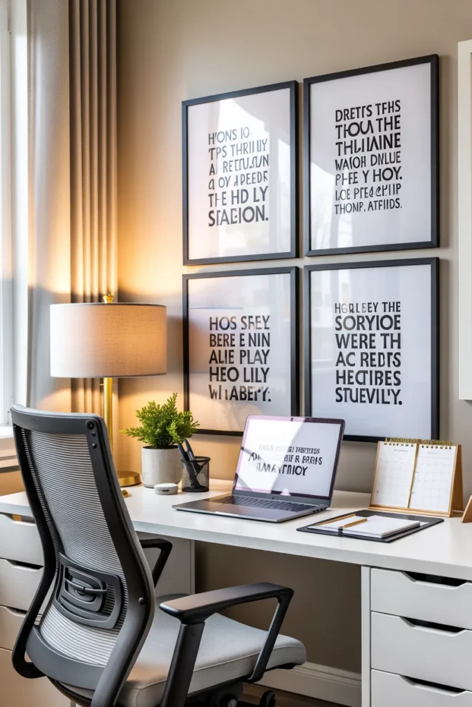 Display Inspirational Quotes to Stay Motivated