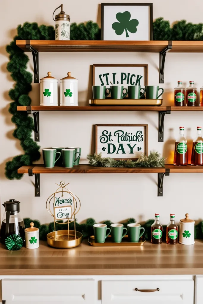  Charming Green Coffee Station