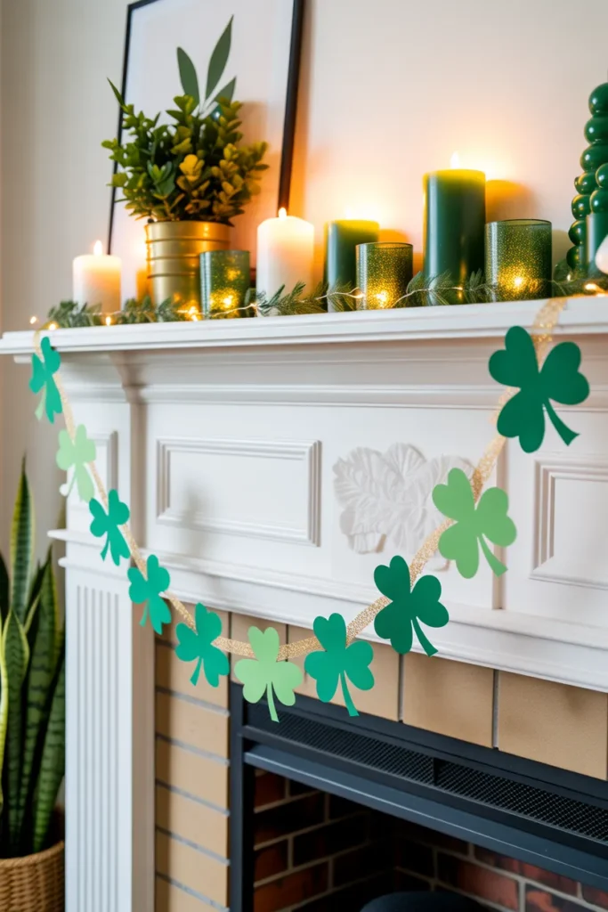  DIY Lucky Shamrock Garland