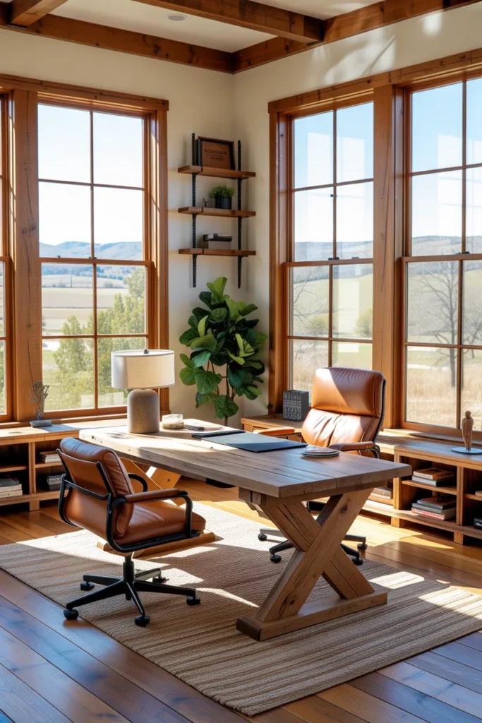   Large Windows with Natural Light