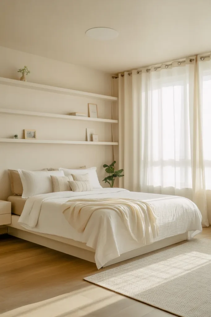  Monochrome White Bedroom