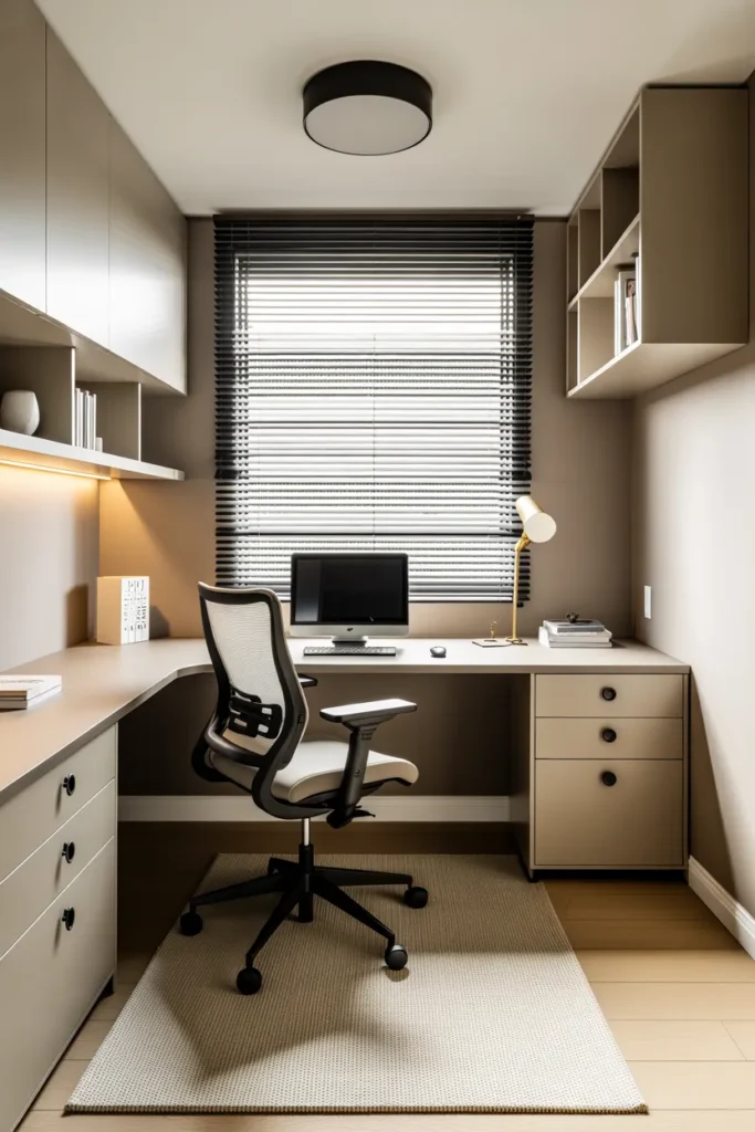  Office with a Corner Desk Layout