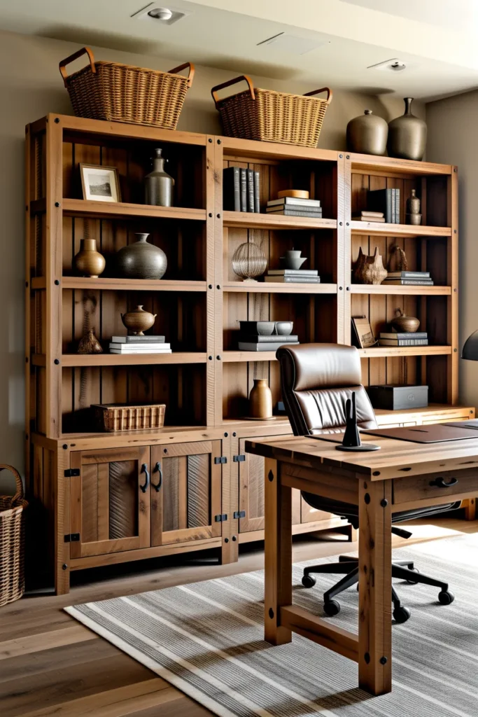  Rustic Wooden Storage Cabinets