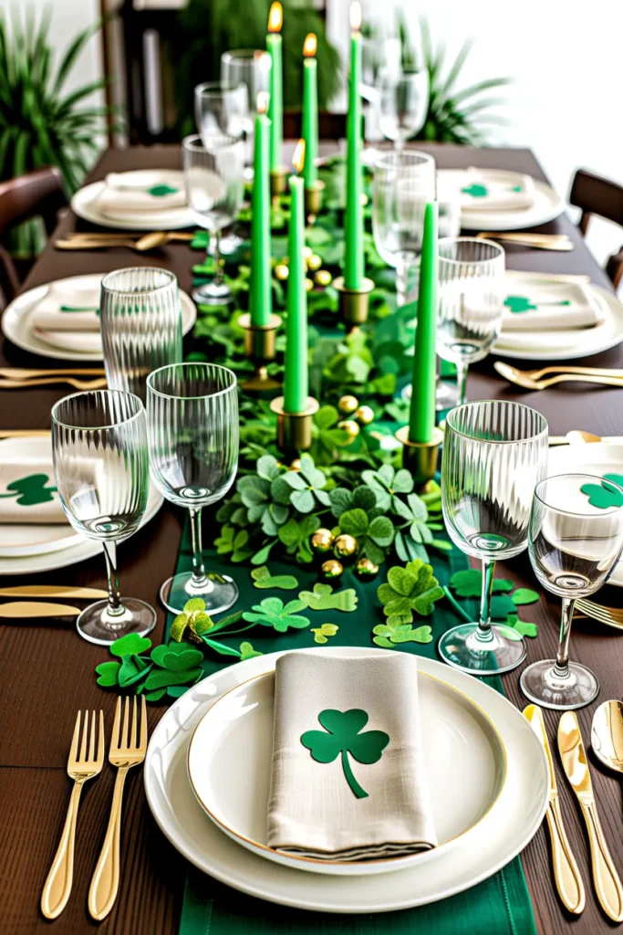  Shamrock Dining Table Centerpiece