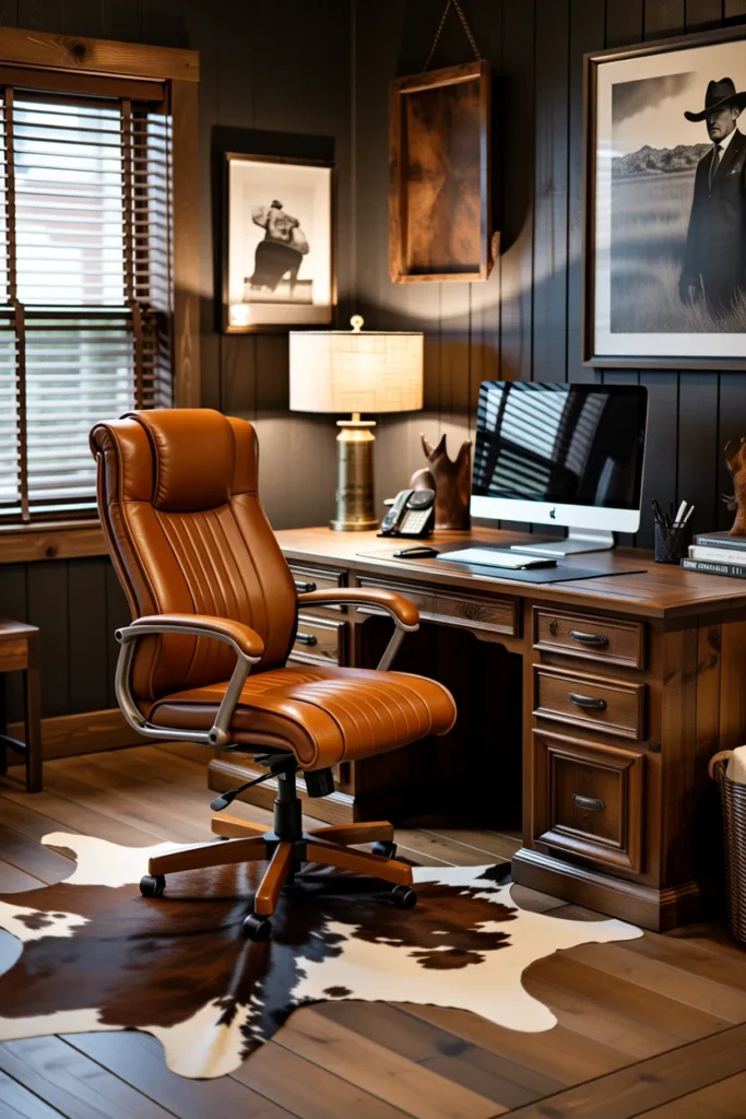  Warm Leather Office Seating