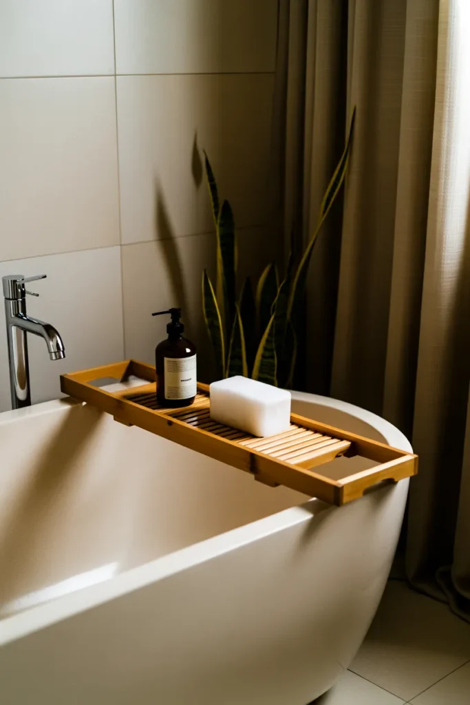  Zen-Inspired Bathroom with Bamboo Accents