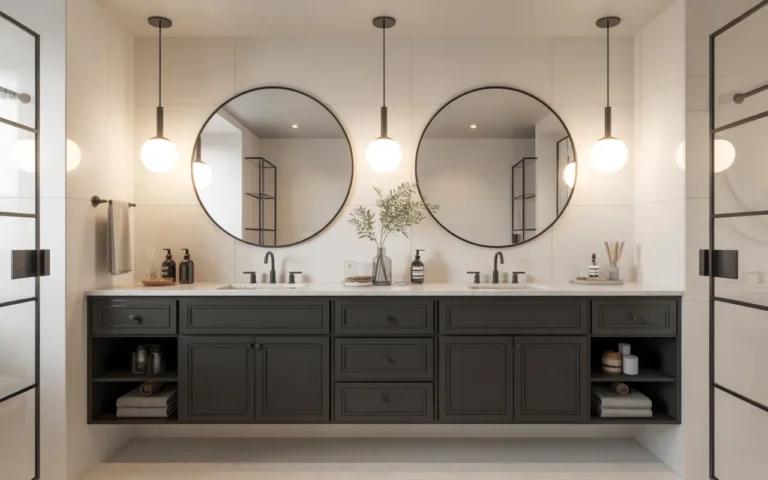 black aesthetic bathroom