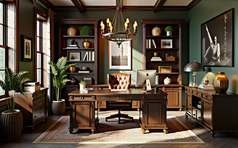 rustic office decor ideas